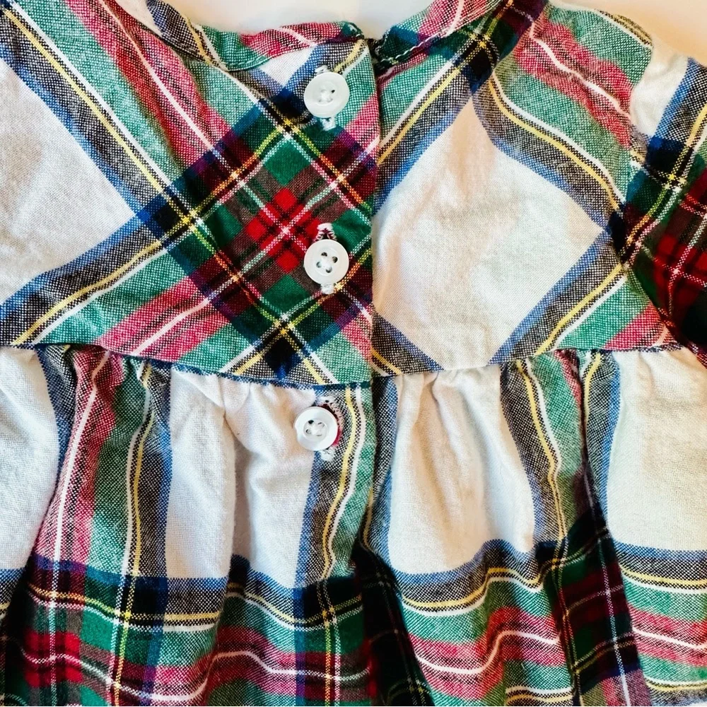 NWOT Ruffle Butts Good Tidings Plaid Holiday Dress 12/18 months